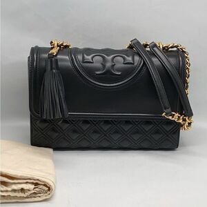 Tory Burch Fleming Quilted Leather Convertible Shoulder Bag